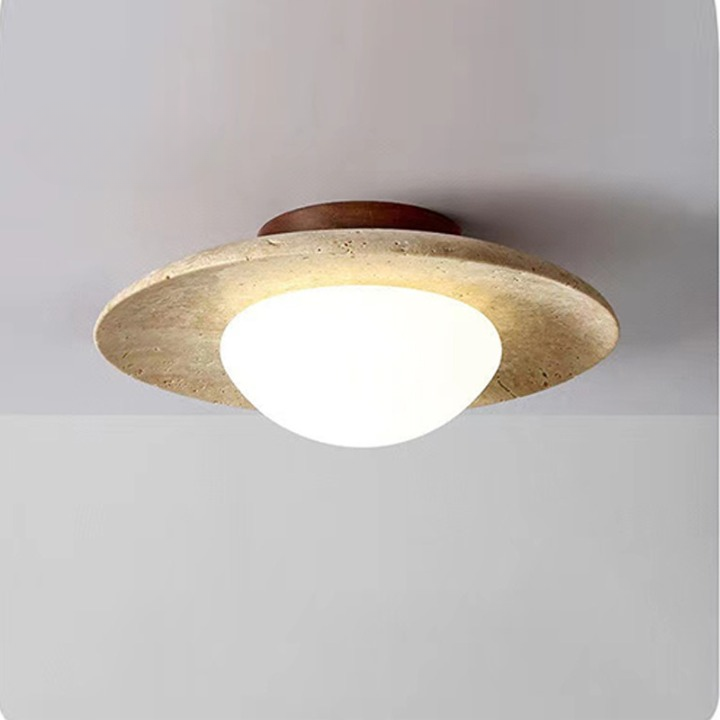 Marvello – lampa sufitowa imitująca kamień