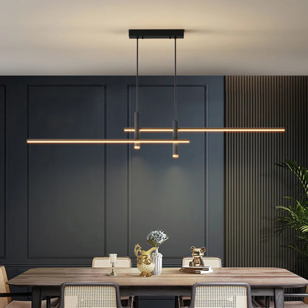 Arisca | Nowoczesna, podłużna lampa wisząca LED