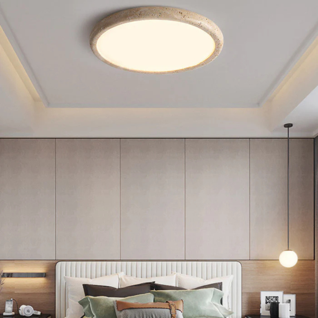 Lampa sufitowa LED | Naturalny kamień w Twoim domu