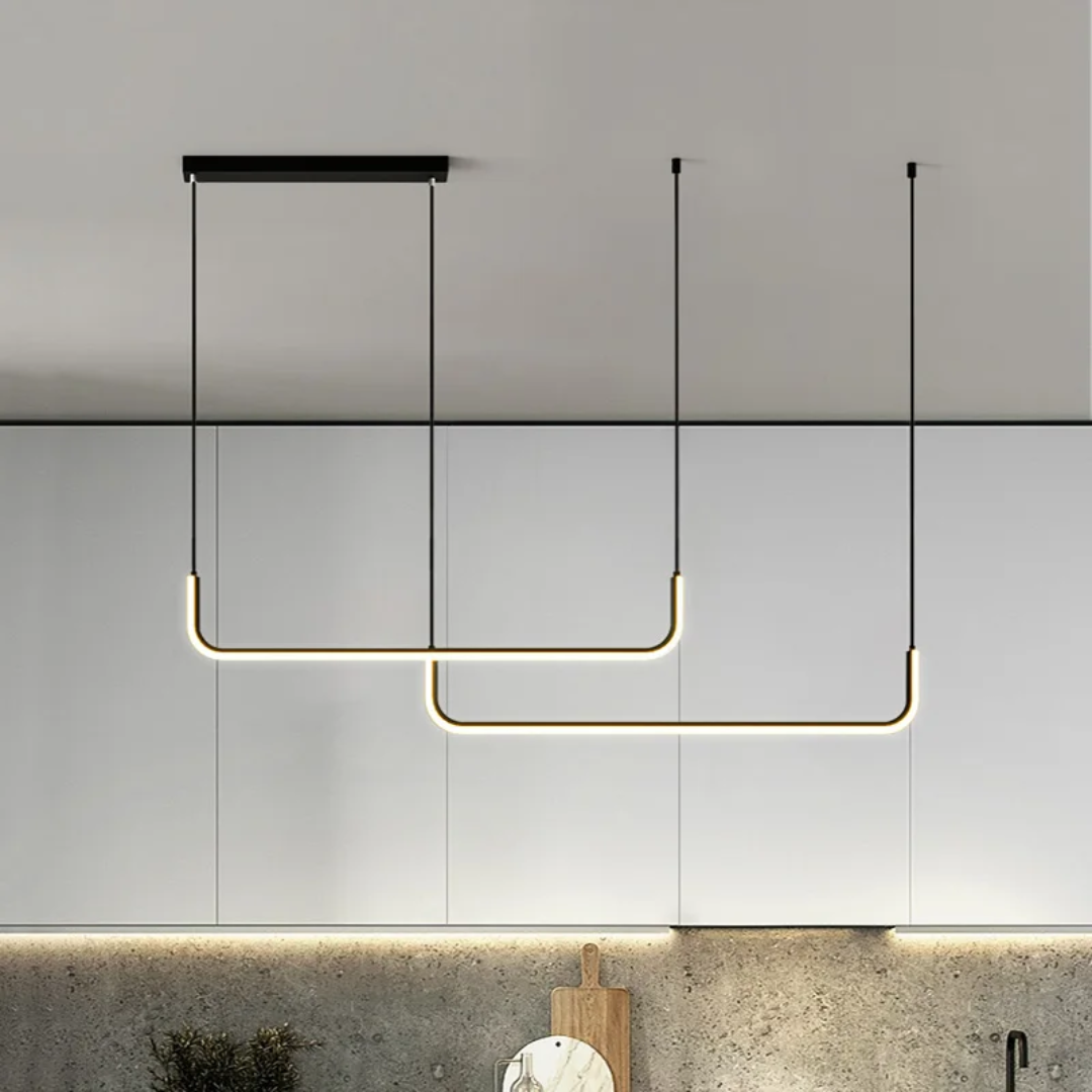 Lunaris | Liniowa lampa wisząca LED Modern