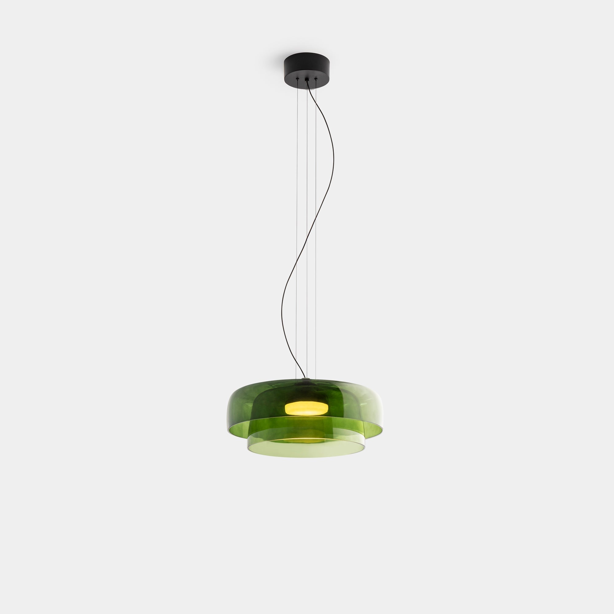 Aureon | Lampa wisząca z barwionego szkła