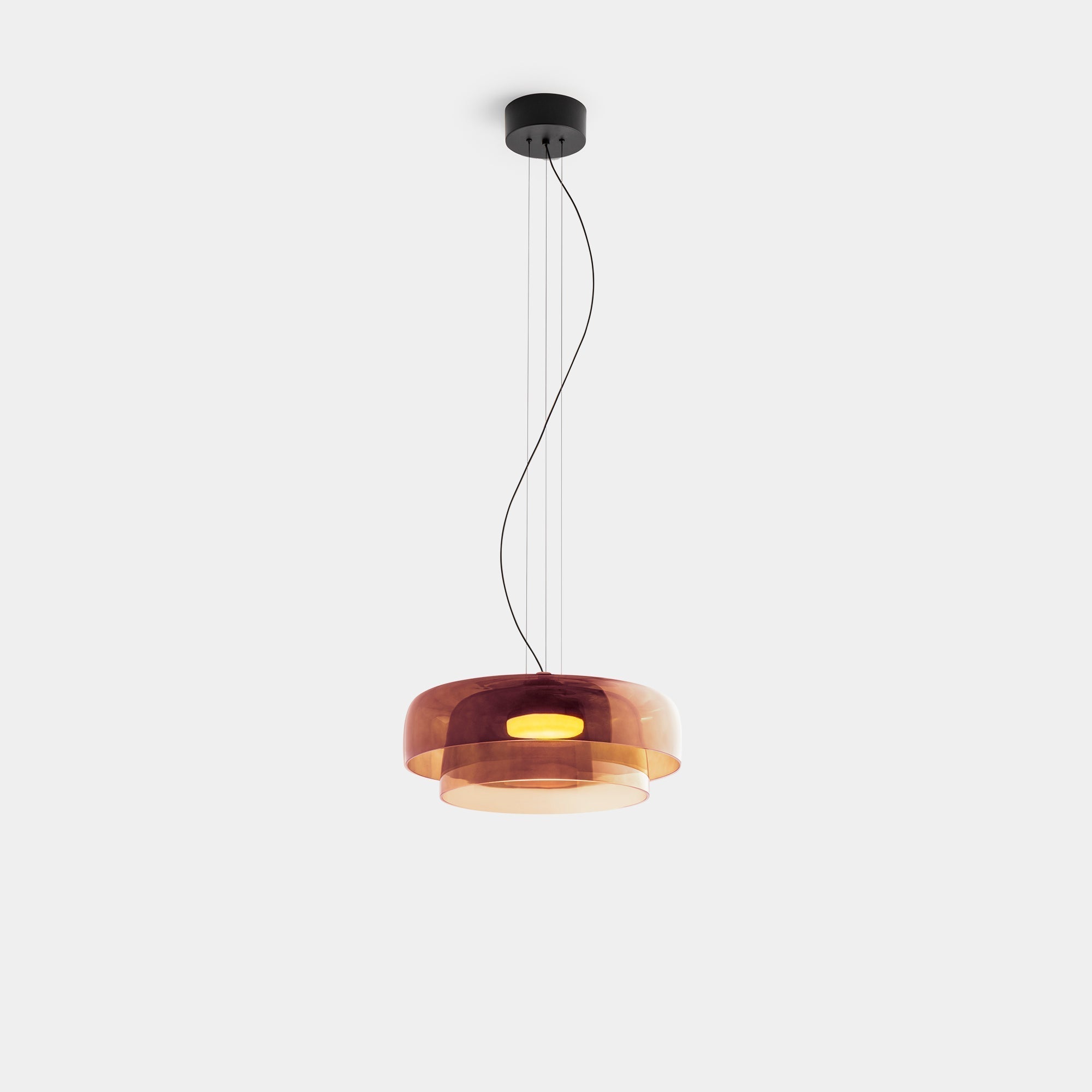 Aureon | Lampa wisząca z barwionego szkła