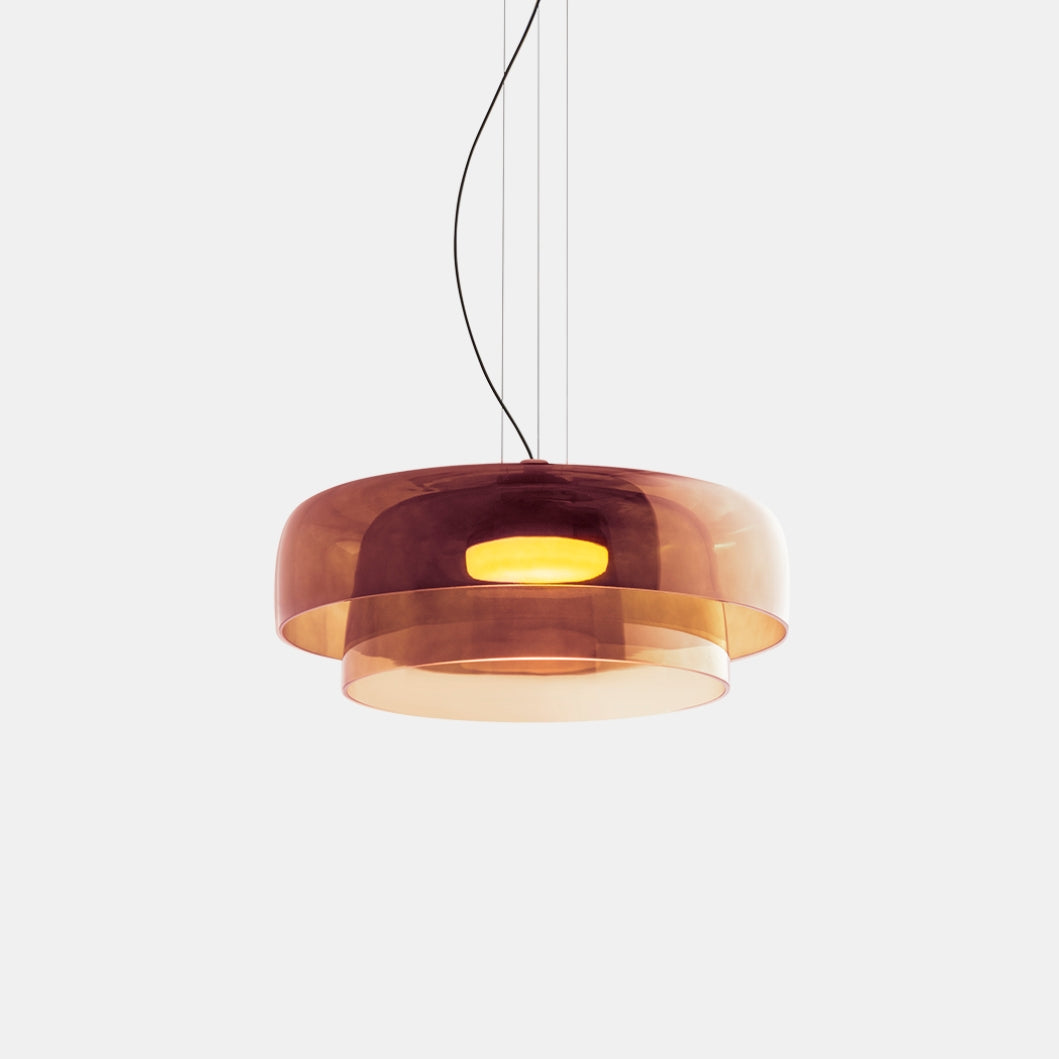 Aureon | Lampa wisząca z barwionego szkła