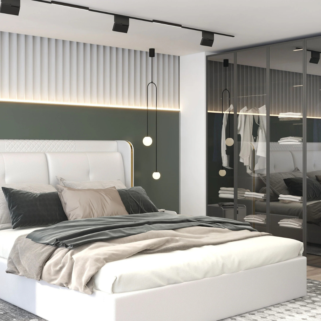 Szklana lampa wisząca | Stylowa lampa LED do wnętrz