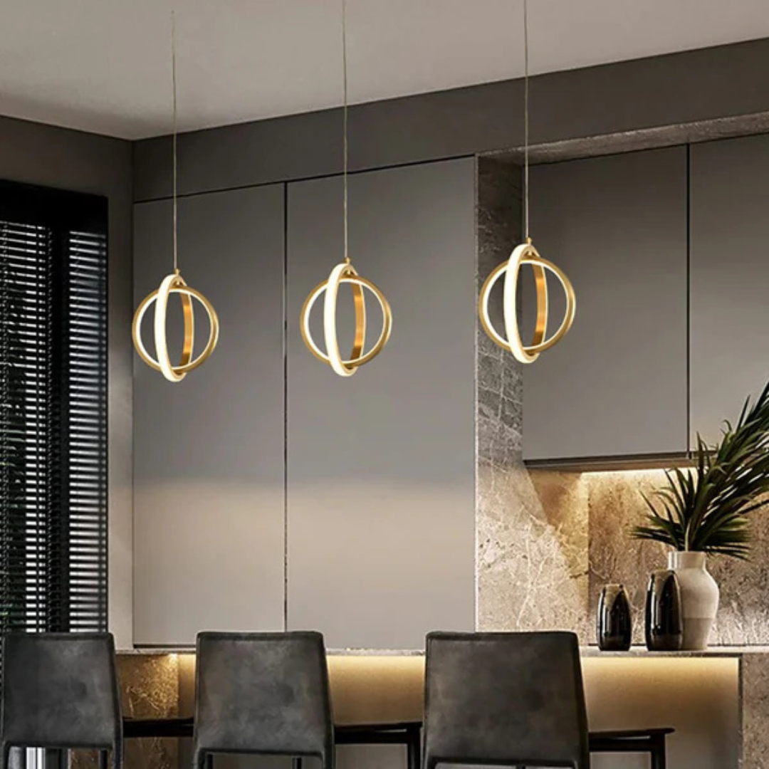Lampa wisząca LED | Stylowe oświetlenie stołu w jadalni