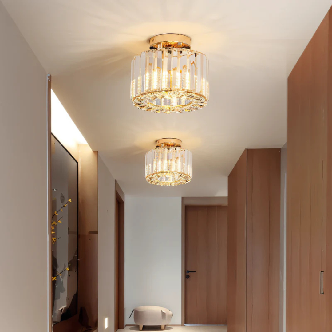 Eloria | Lampy sufitowe LED z kryształowym wykończeniem