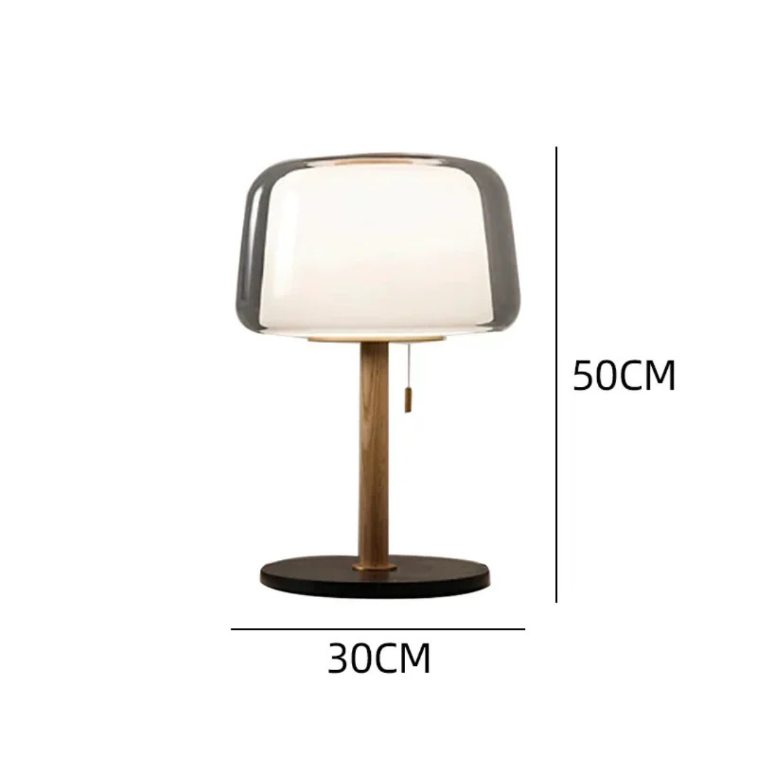 Elaris – szklana lampa stołowa