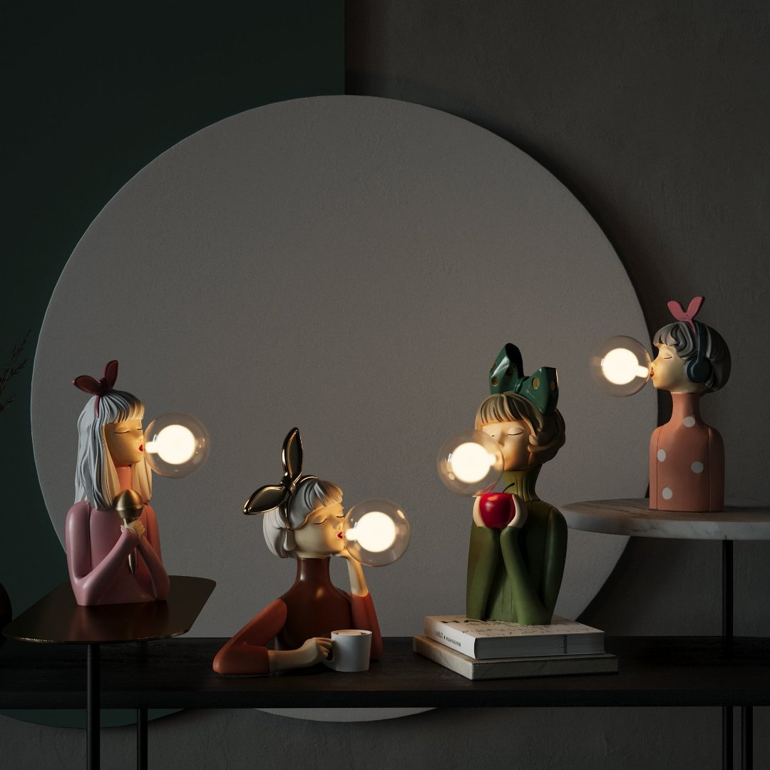 Lampa stołowa LED | Minimalistyczny design