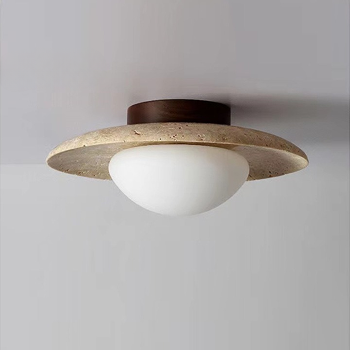 Marvello – lampa sufitowa imitująca kamień