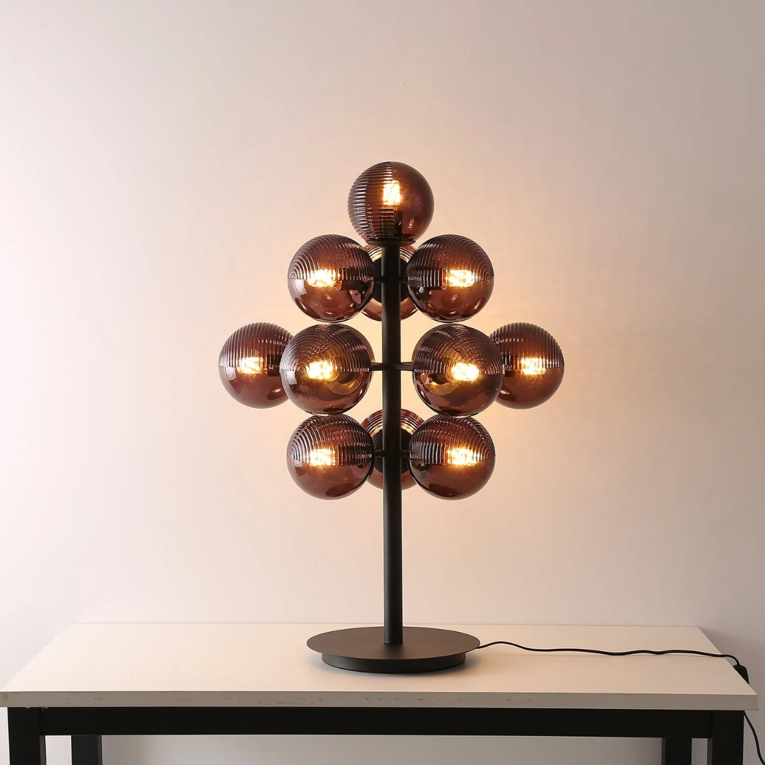 Lampa stołowa szklana | Oświetlenie salonu