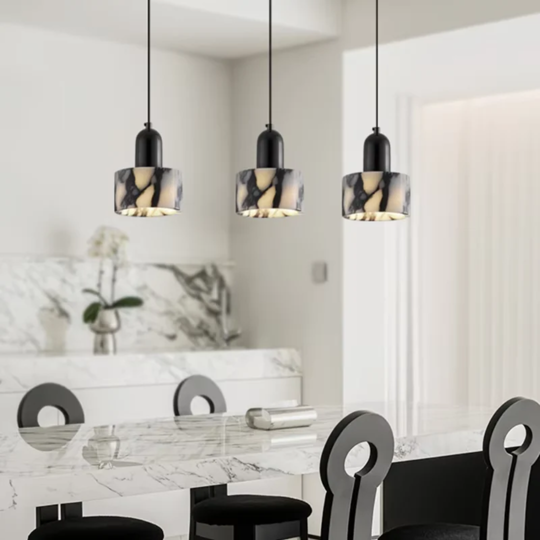Projekt marmuru | Lampa wisząca do salonu