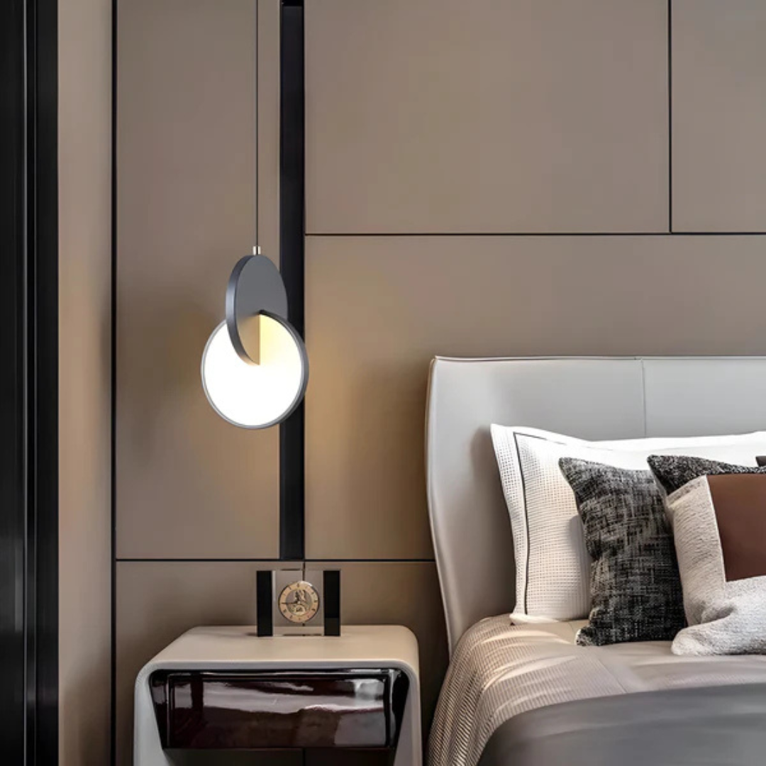 Lampa sufitowa | Skandynawski styl okrągły wiszący