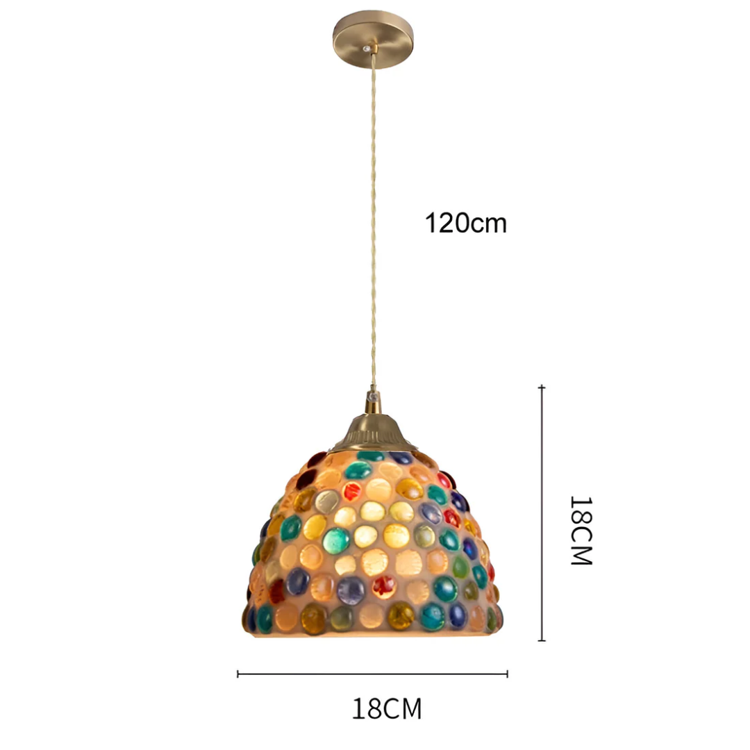 Vetrina | Artystyczna mozaikowa lampa wisząca