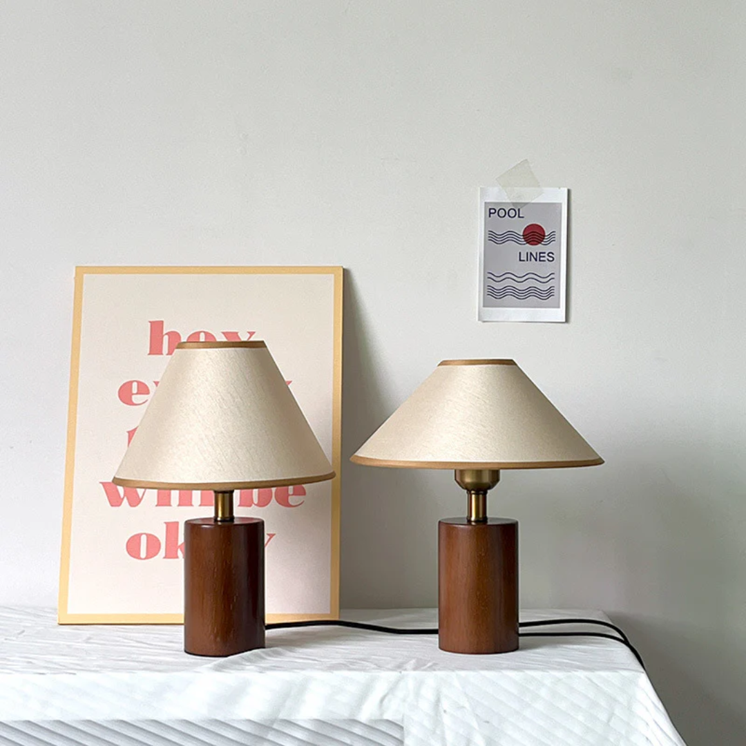 Mina | Lampa stołowa retro w stylu koreańskim