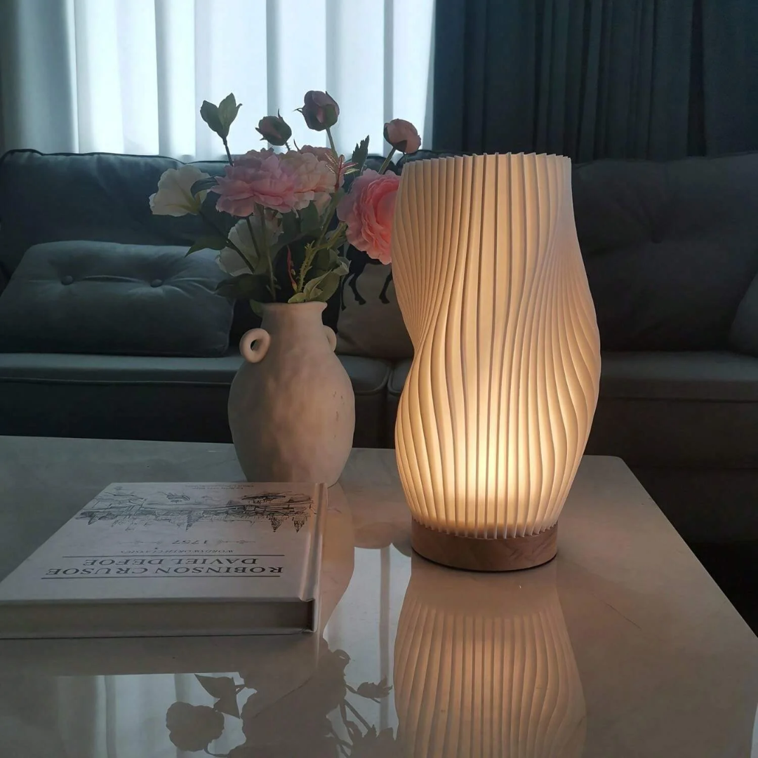 Lyra | Lampa stołowa LED o kształcie fali