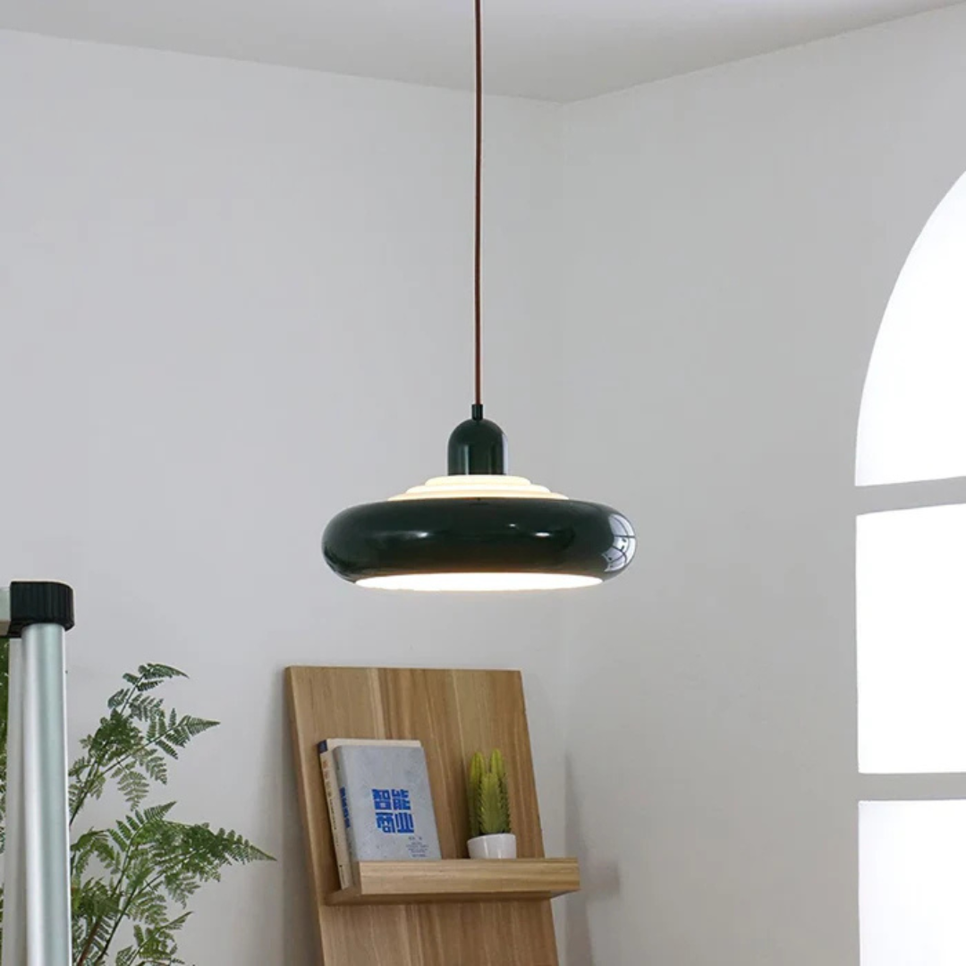 Designerska lampa wisząca LED | Oświetlenie salonu