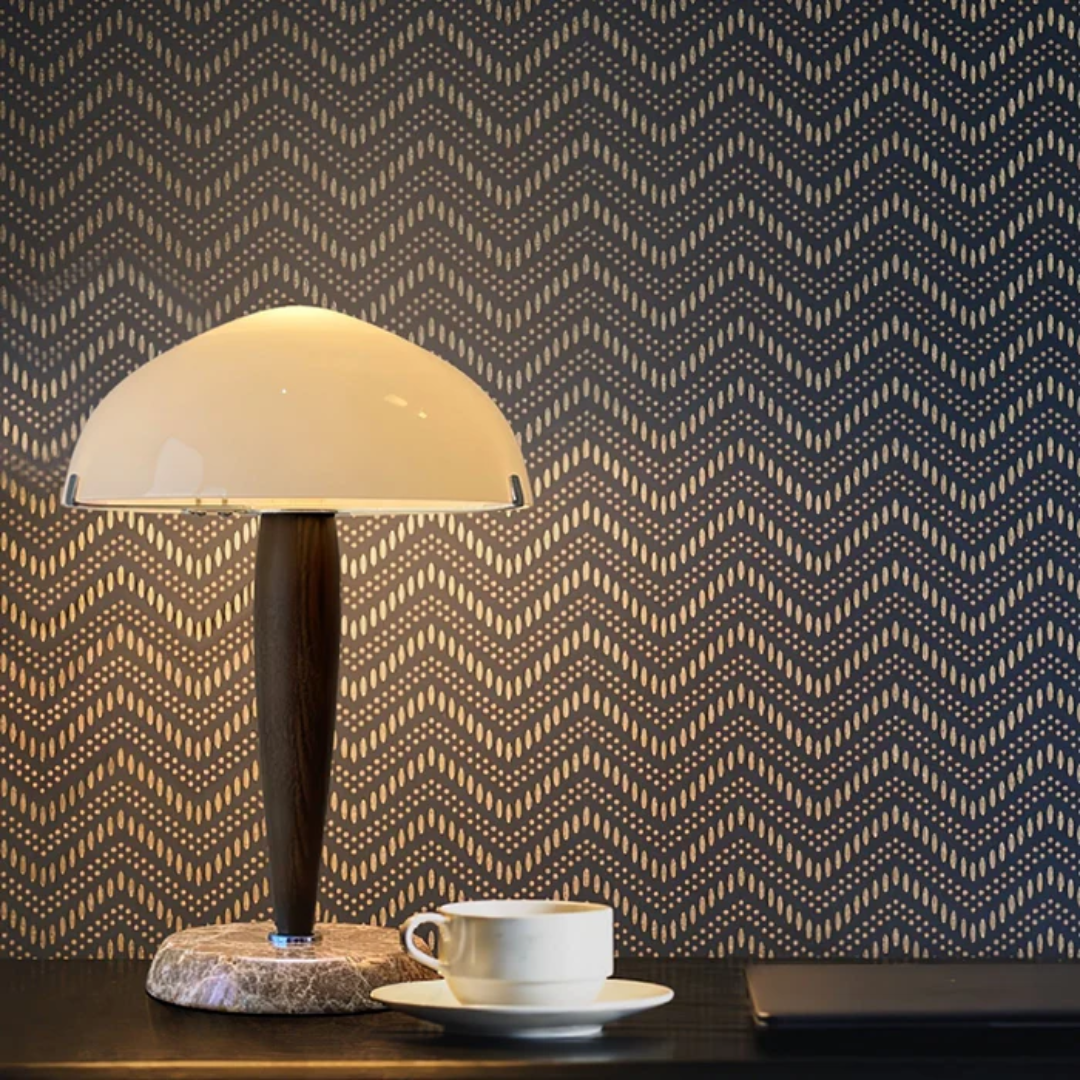 Liora | Lampa stołowa w kształcie grzyba w stylu retro