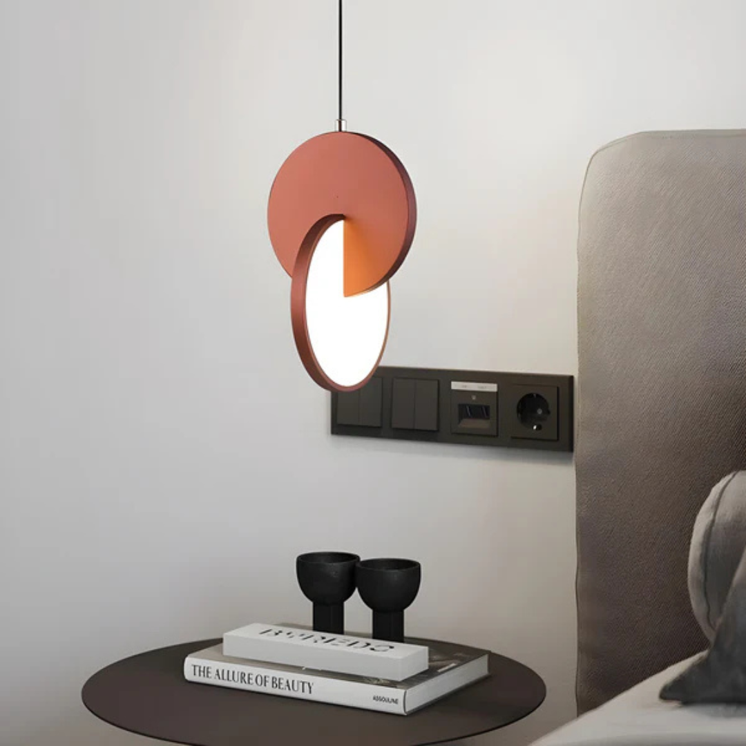 Lampa sufitowa | Skandynawski styl okrągły wiszący