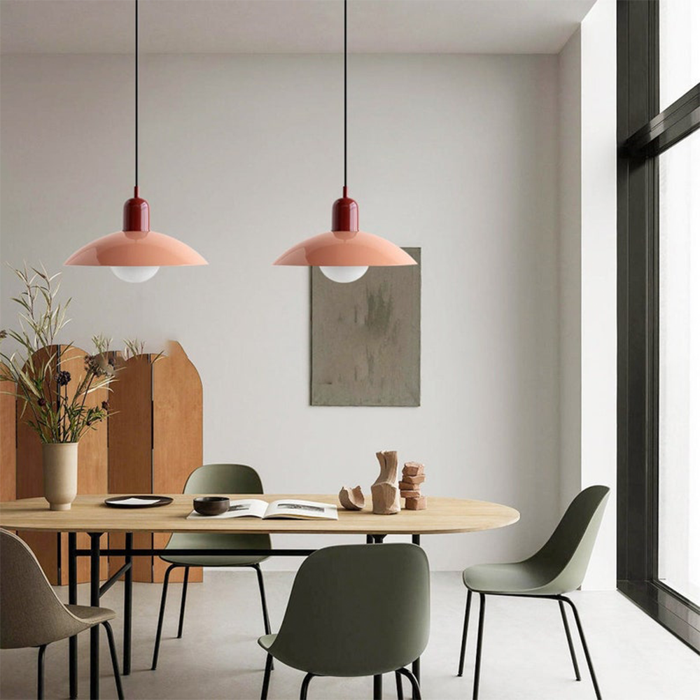 Lampa wisząca Macaron | Kolorowy szklany klosz w nowoczesnym stylu