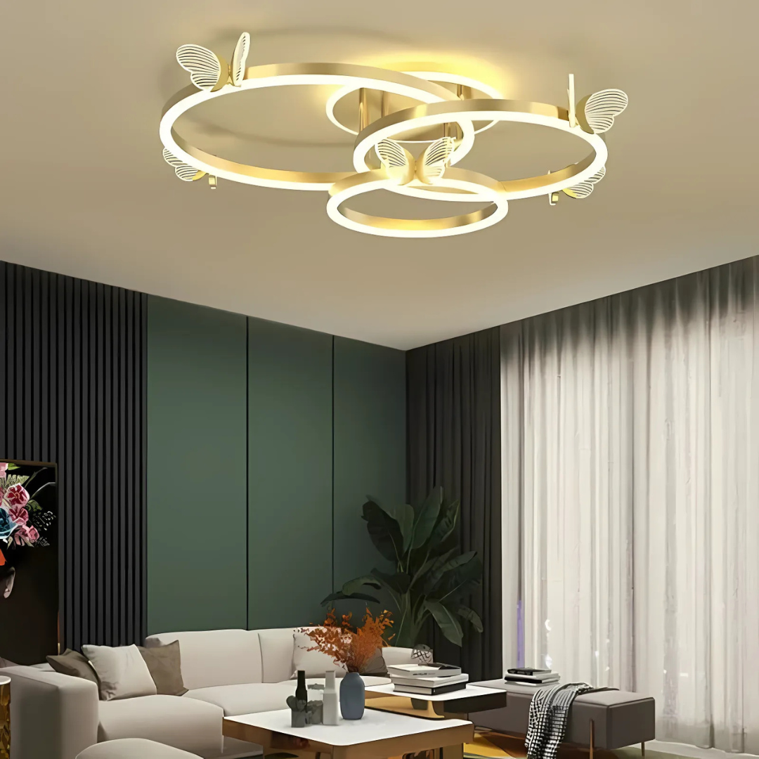 Lampa LED | Plafon w Motywie Motyla