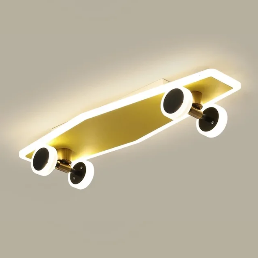 Lampa sufitowa LED | w stylu deskorolki