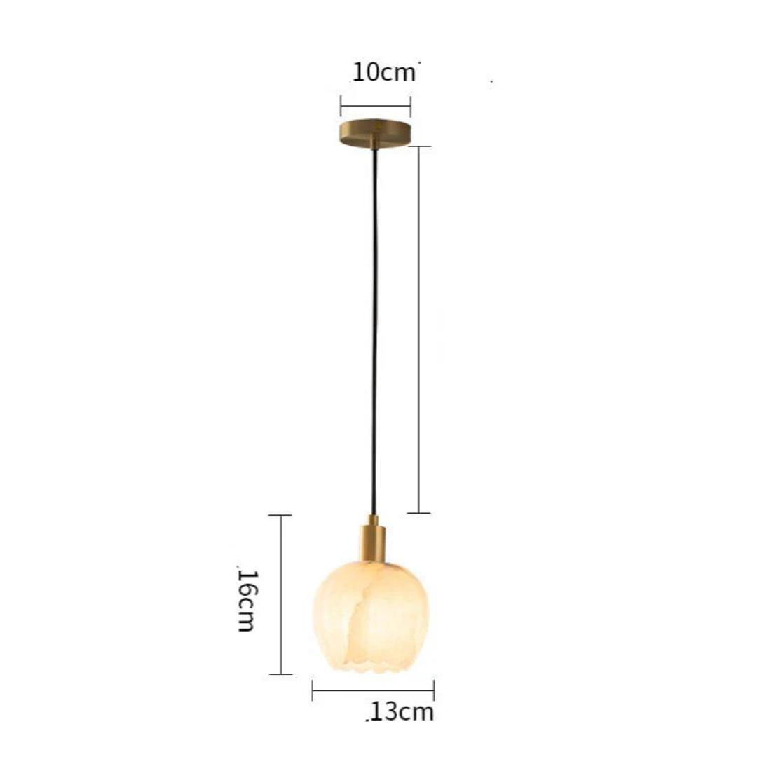 Alba | Lampa wisząca alabastrowa