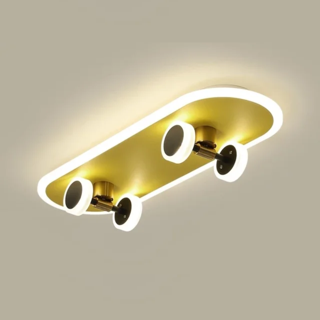 Lampa sufitowa LED | w stylu deskorolki