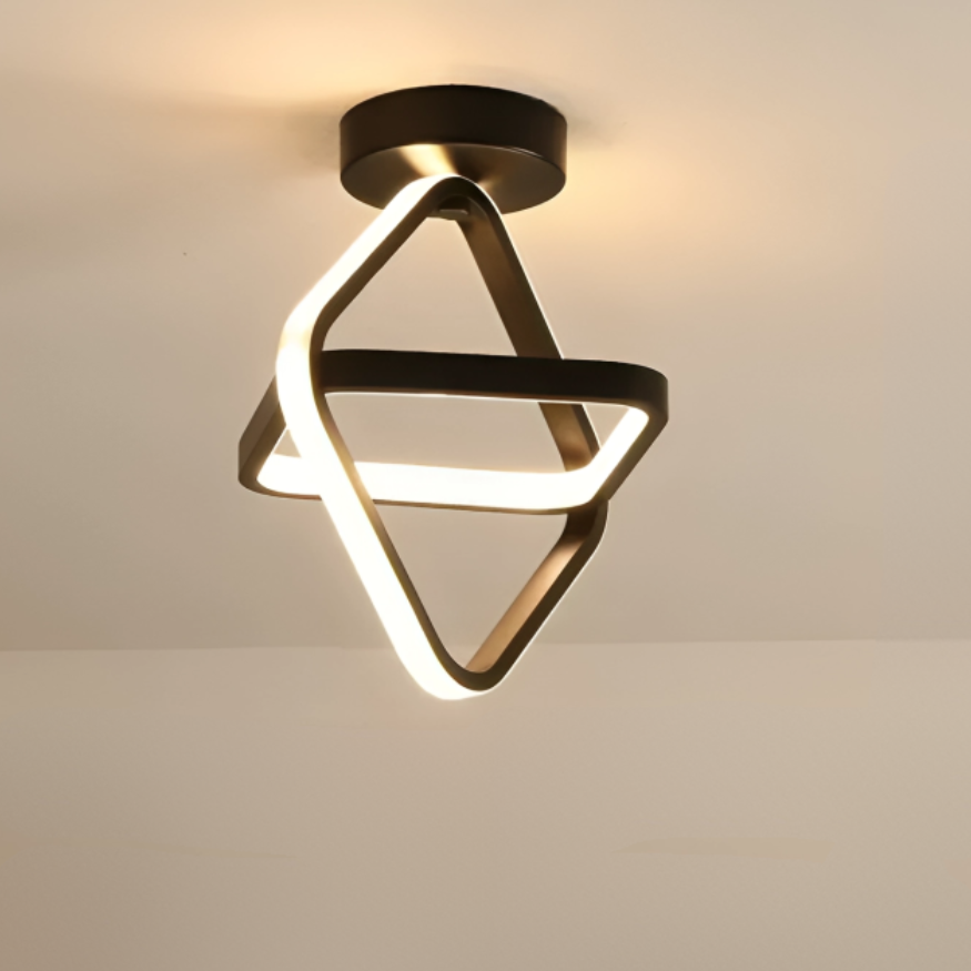 Geomodern | Lampa sufitowa LED o geometrycznym kształcie