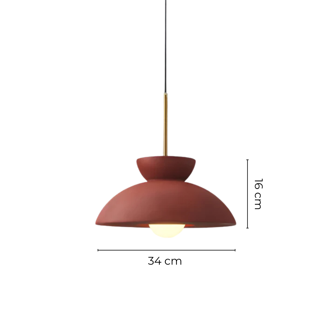Lampa Wisząca w Stylu Wabi-Sabi | Designerska Lampa LED do Wnętrz