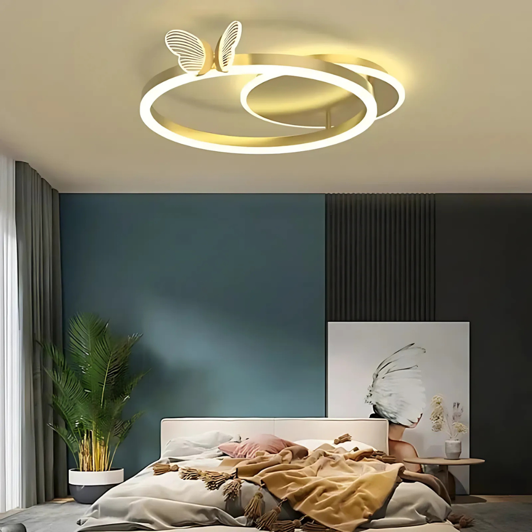 Lampa LED | Plafon w Motywie Motyla