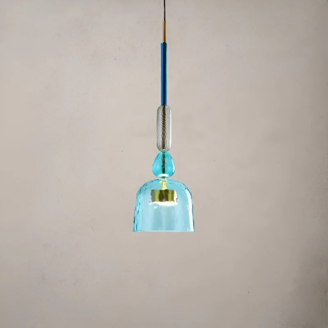 Vitrina | Kolorowa szklana lampa wisząca LED