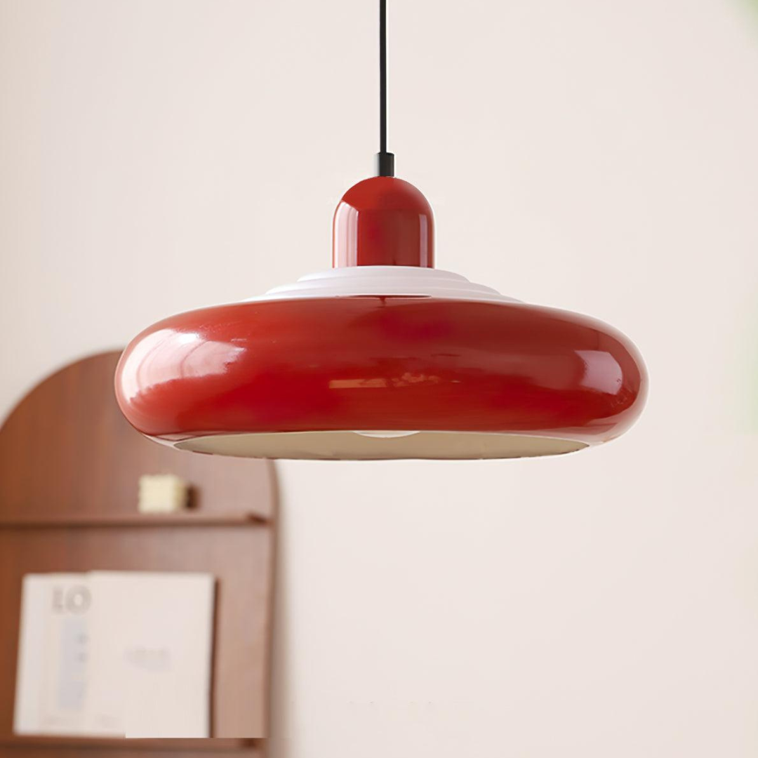 Designerska lampa wisząca LED | Oświetlenie salonu