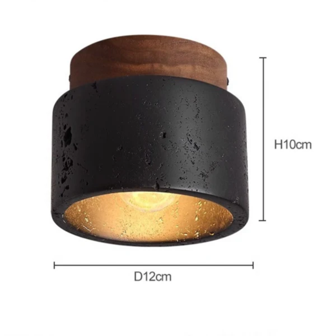 Auri | Lampa sufitowa o wyglądzie kamienia