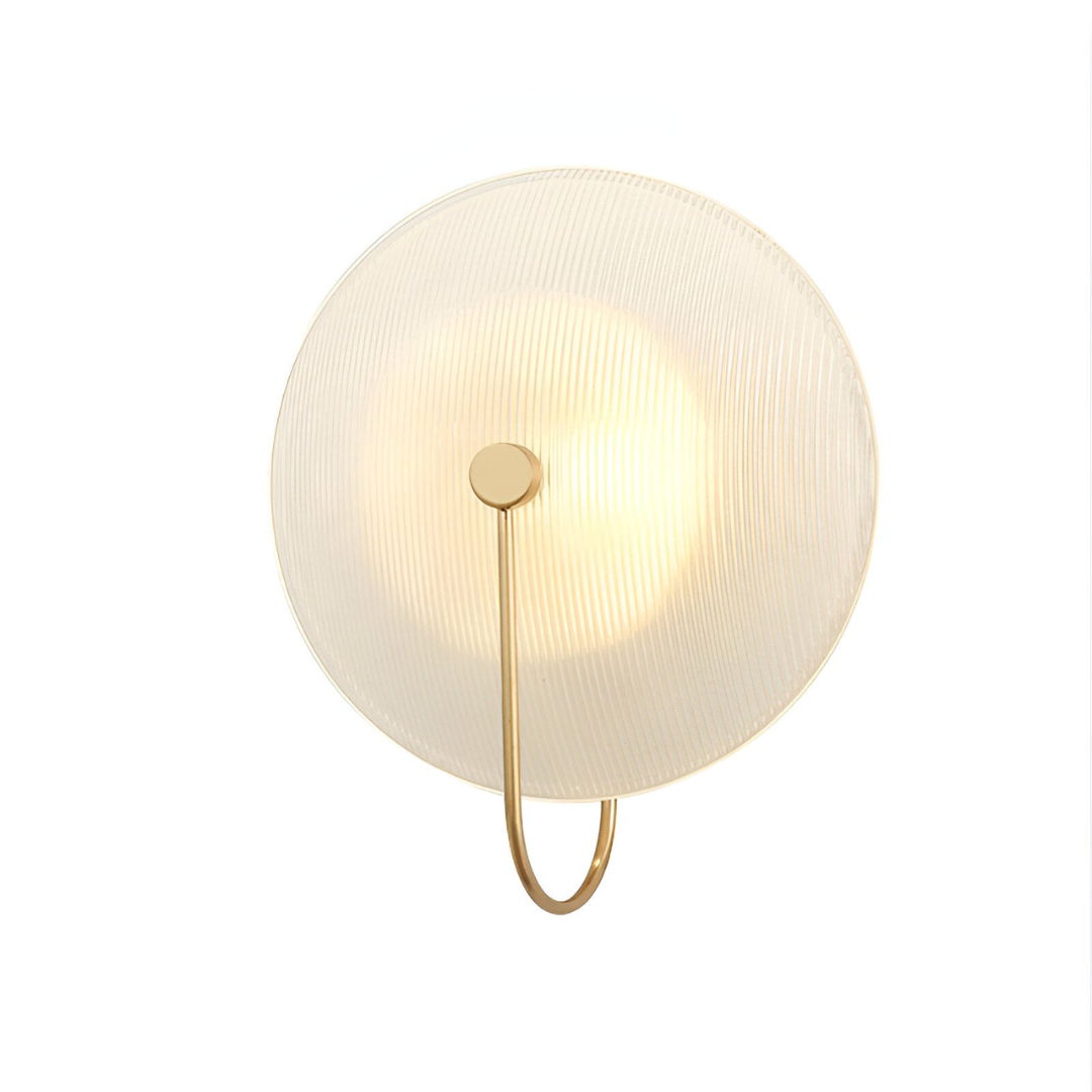 Valora | Okrągła szklana lampa ścienna