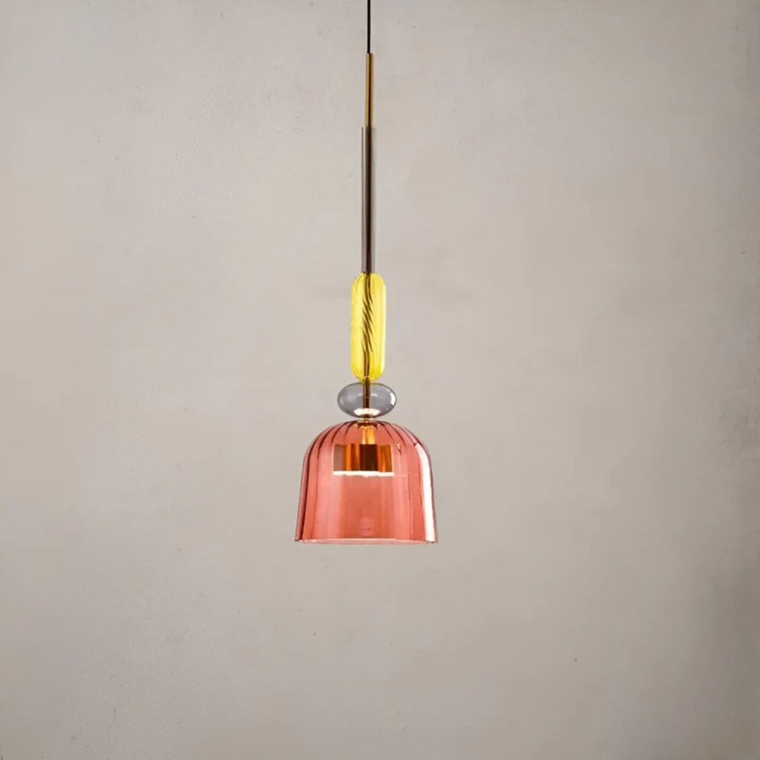 Vitrina | Kolorowa szklana lampa wisząca LED