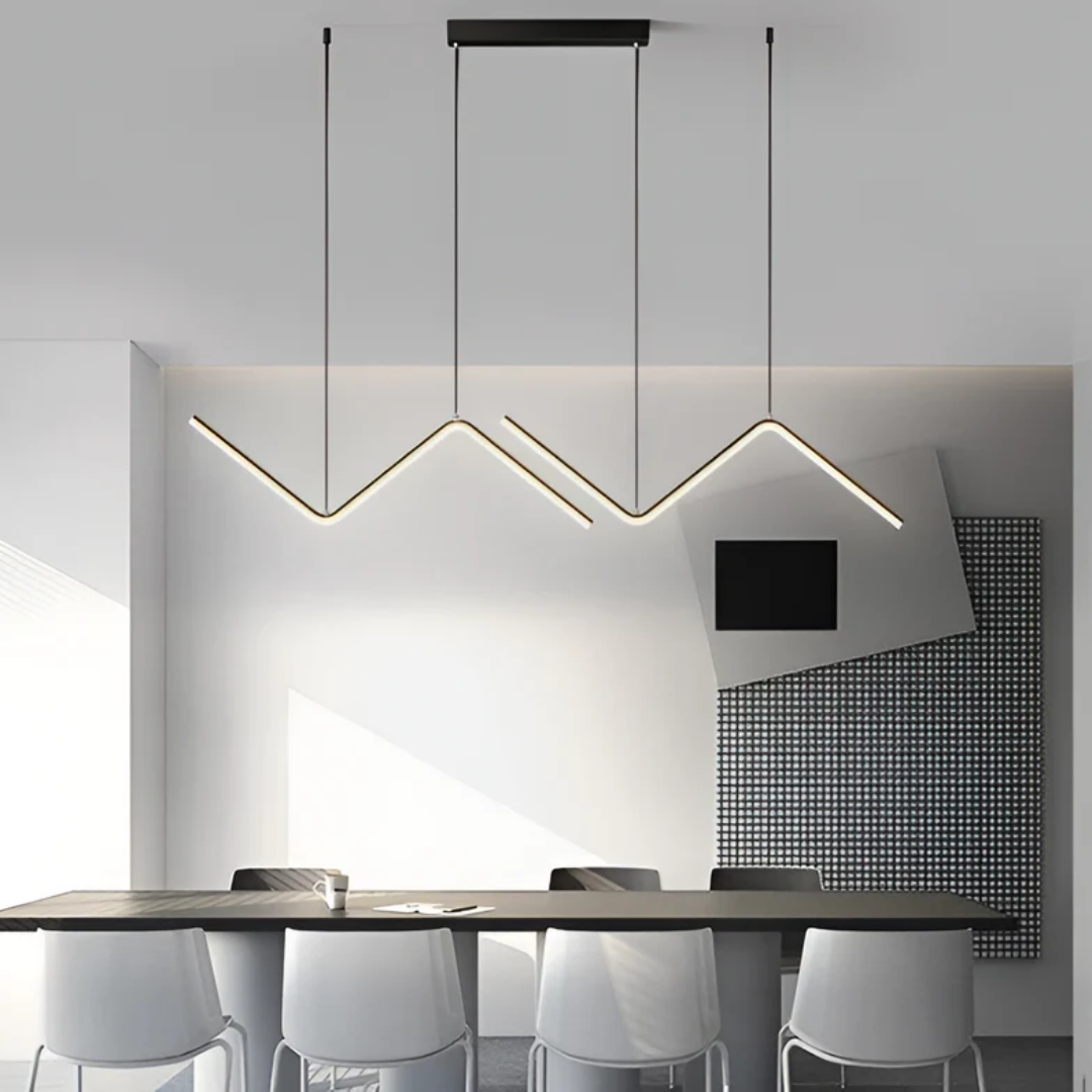 Lampa wisząca LED | Trójkątna lampa do domu