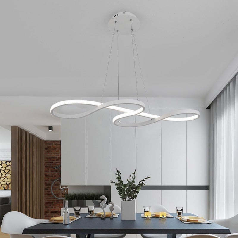 Infinora | LED Pendelleuchte im Wellen-Design