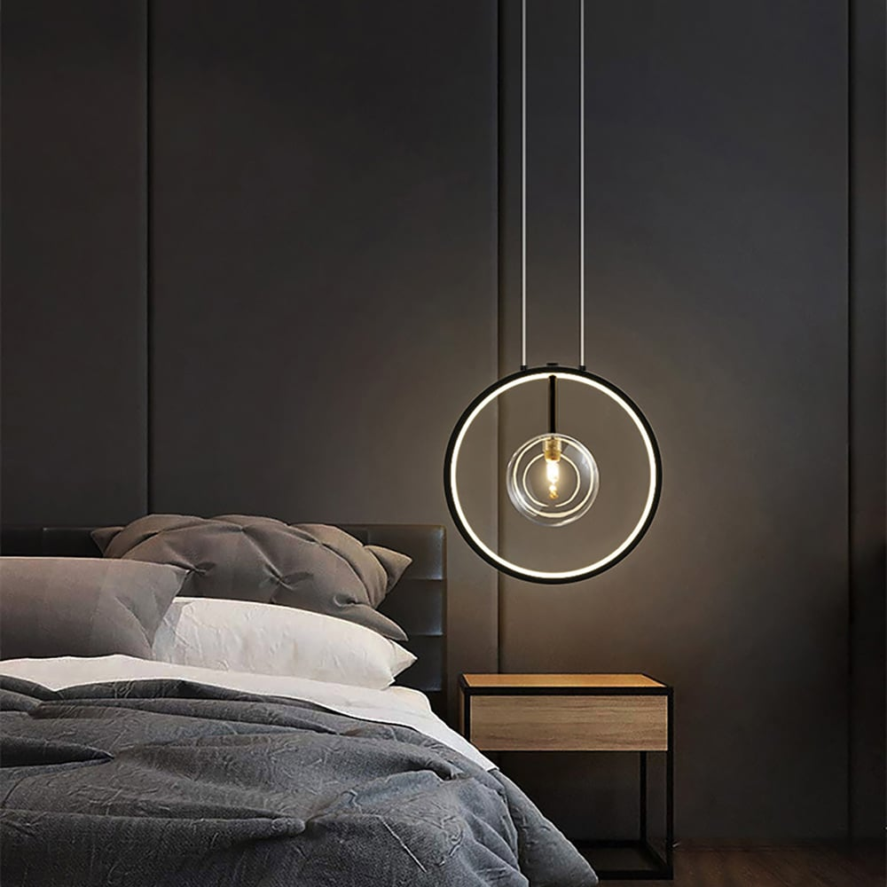 Oslo | Wisząca lampa sufitowa w kształcie szklanej kuli