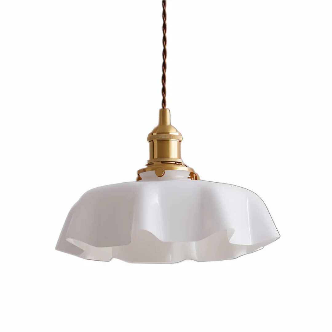 Liora | Szklana lampa wisząca w stylu retro