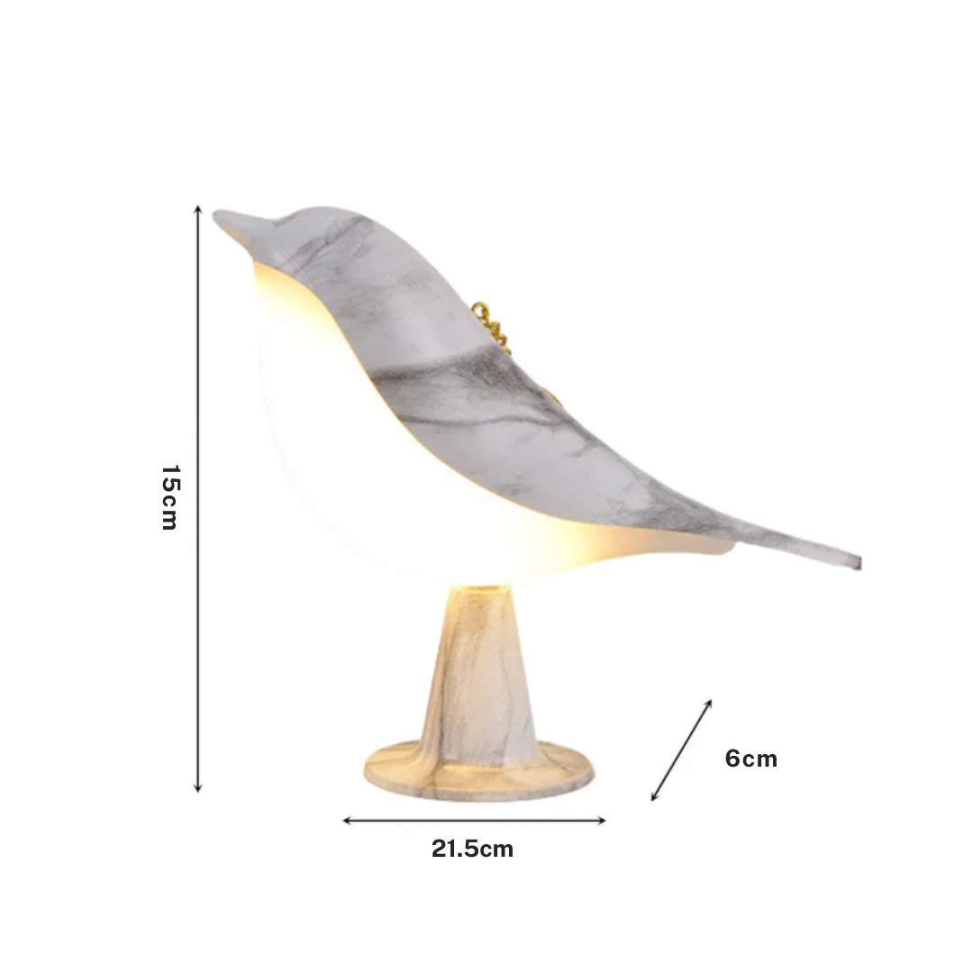 LumoVogel | zabawna lampa stołowa