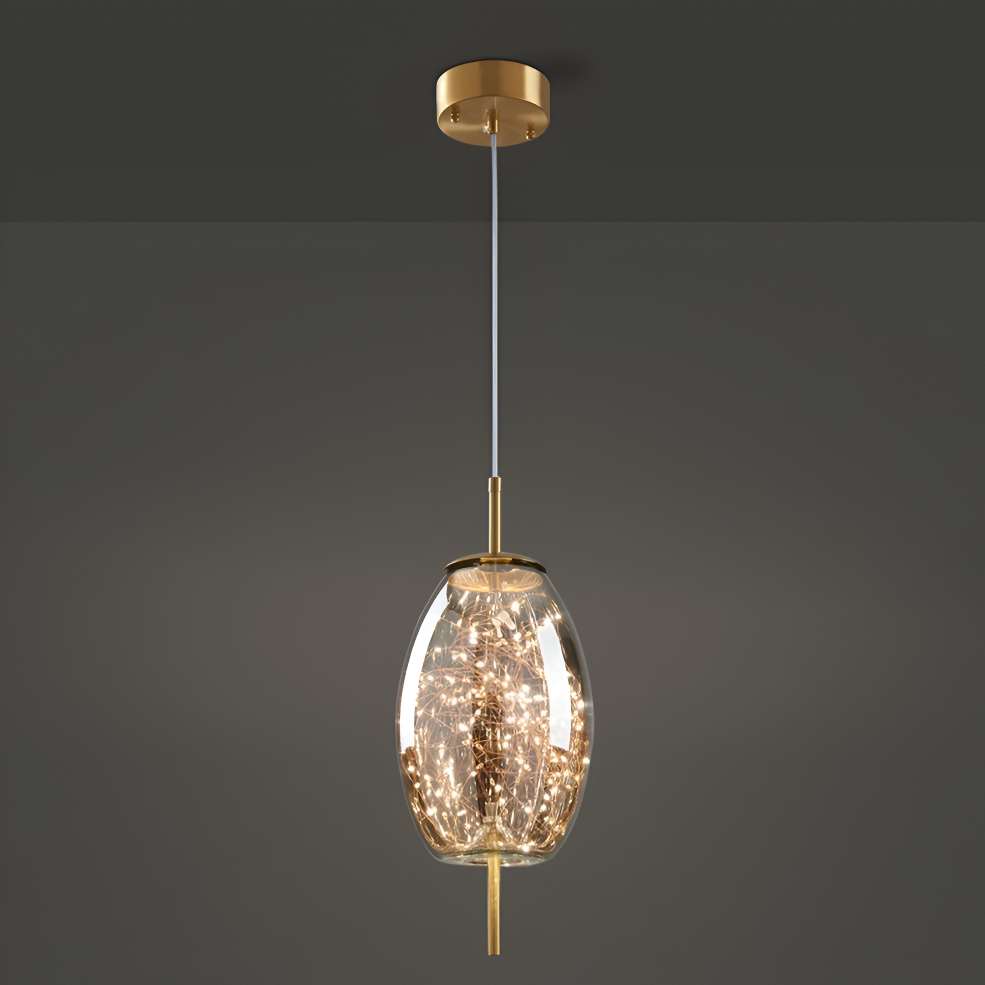 Aurora | Szklana lampa wisząca LED Nordic
