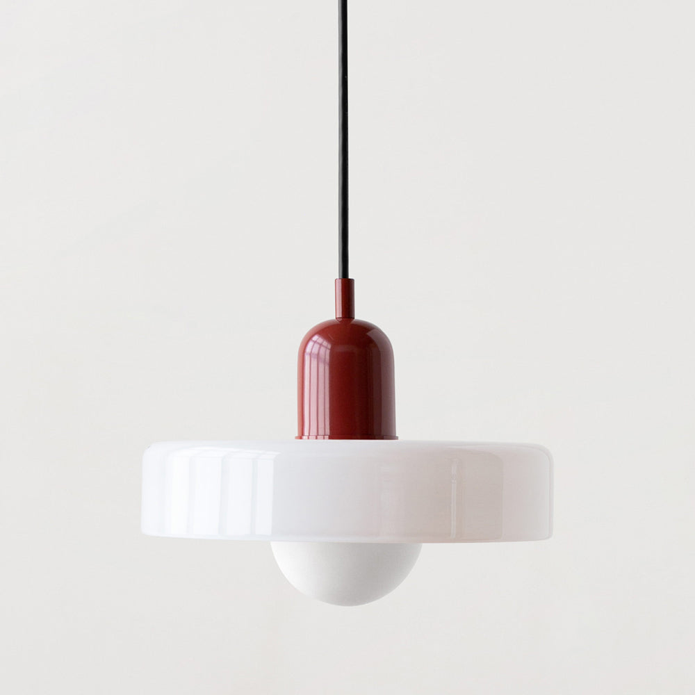 Lampa wisząca Bauhaus | Kolorowe szkło