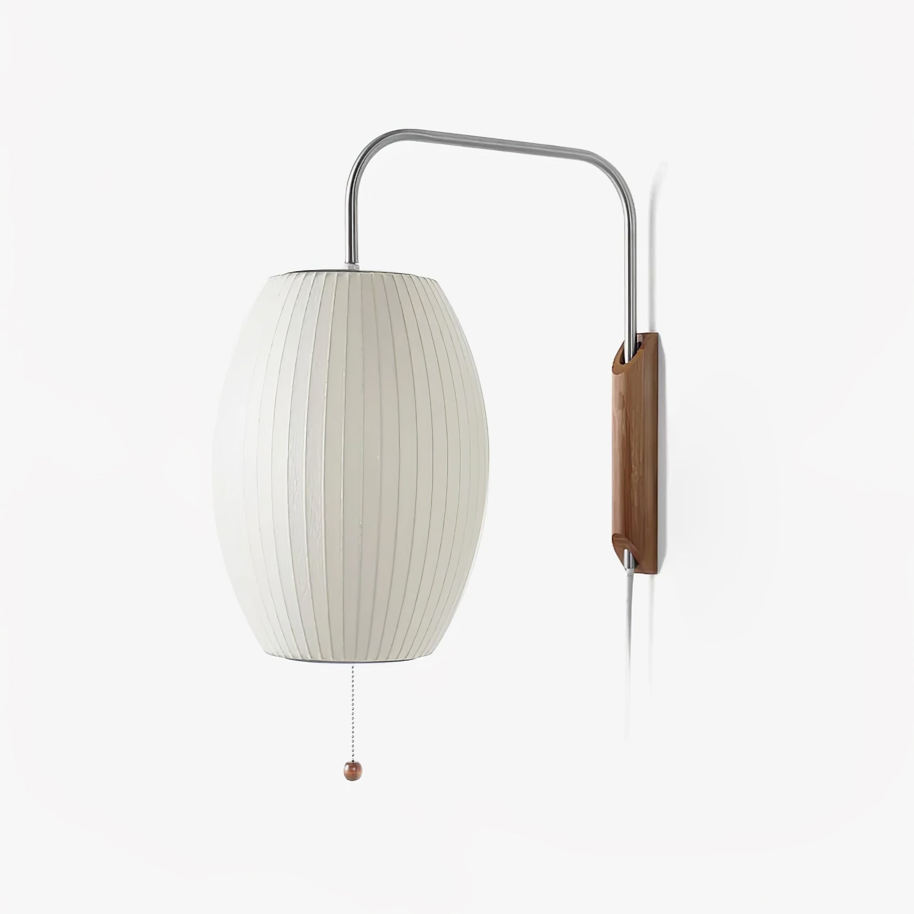 Eryvia | Owalna lampa ścienna z tkaniny