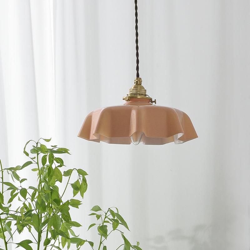 Valdina | Klosz do lampy wiszącej z falistym brzegiem