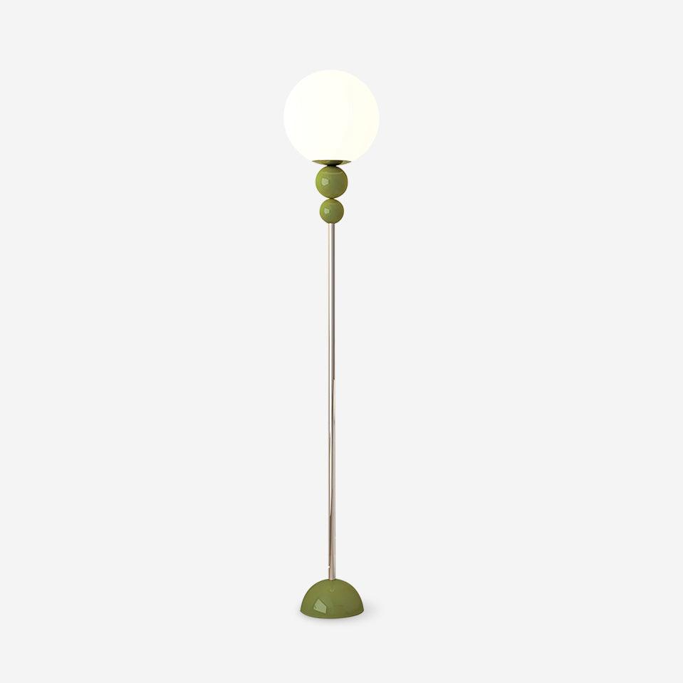 Marbelle | Lampa podłogowa retro o kulistym kształcie