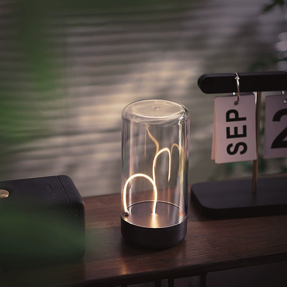 Lurevia | Lampa stołowa LED o kształcie cylindra
