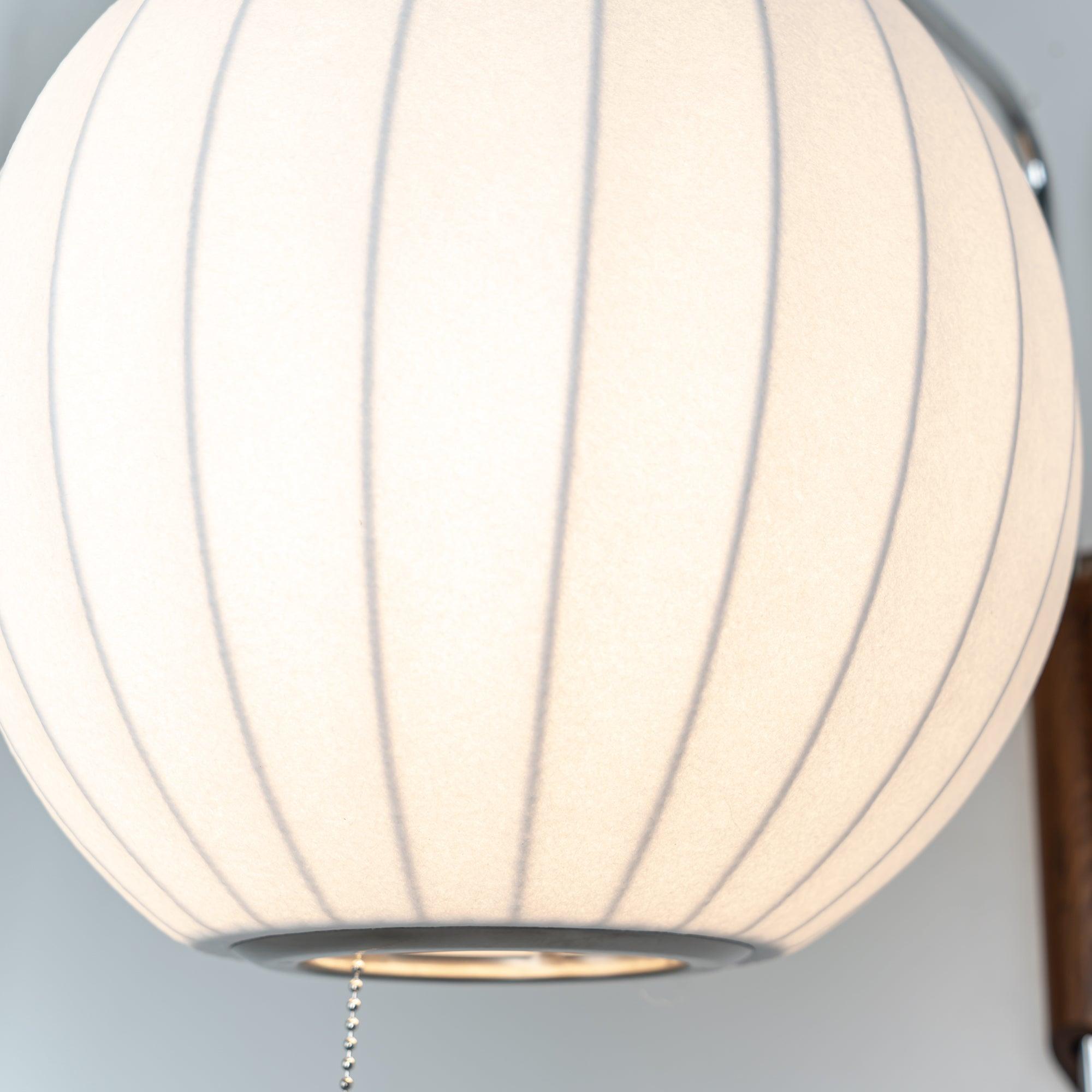 Eryvia | Owalna lampa ścienna z tkaniny