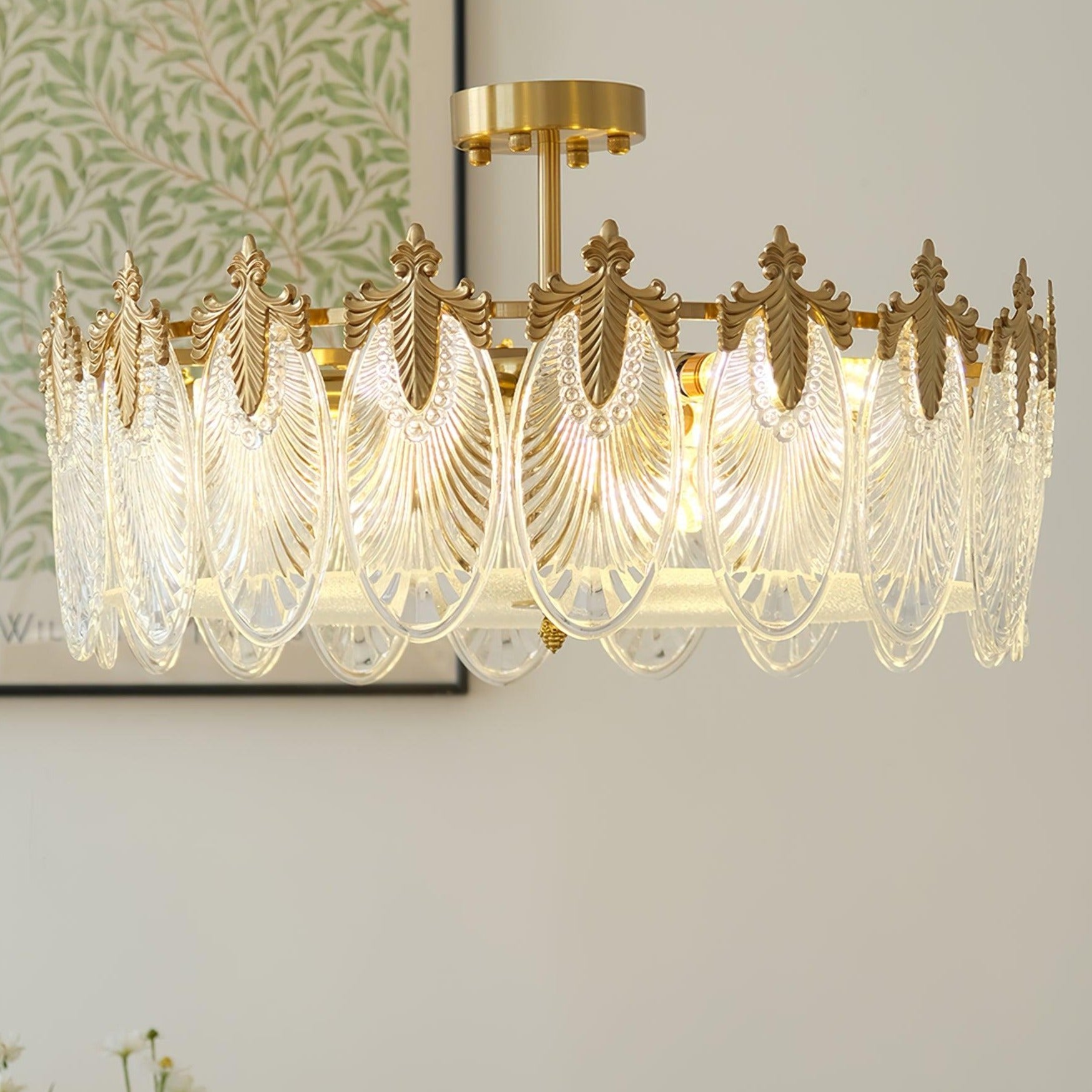 Velmira – lampy sufitowe LED z ozdobnymi elementami szklanymi