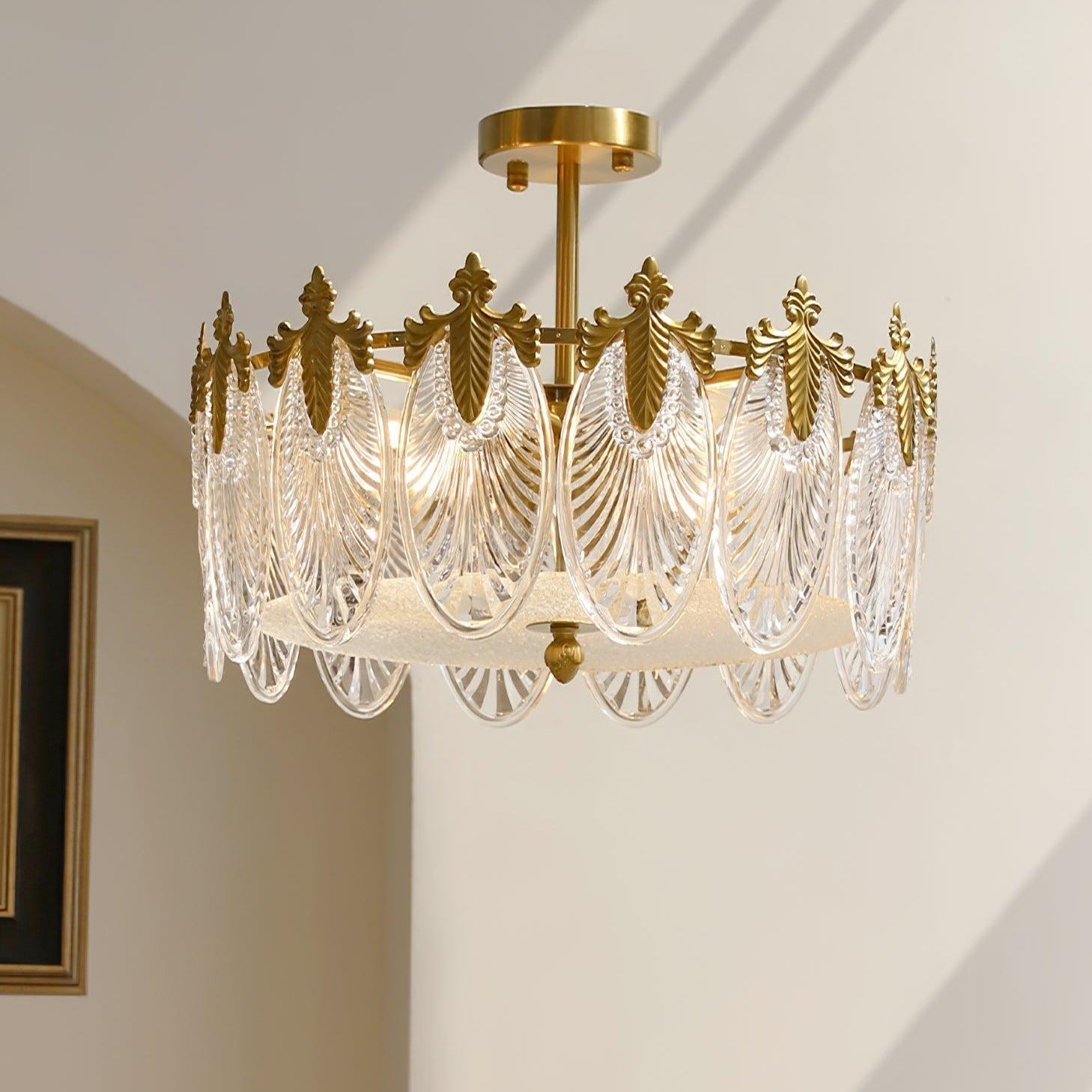 Velmira – lampy sufitowe LED z ozdobnymi elementami szklanymi
