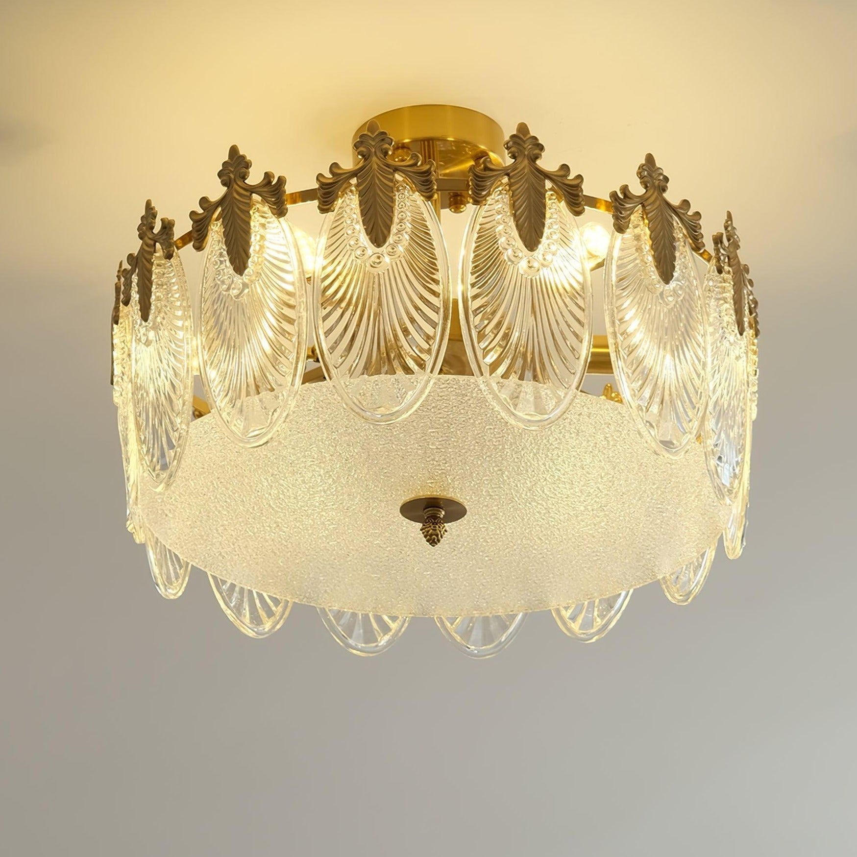 Velmira – lampy sufitowe LED z ozdobnymi elementami szklanymi